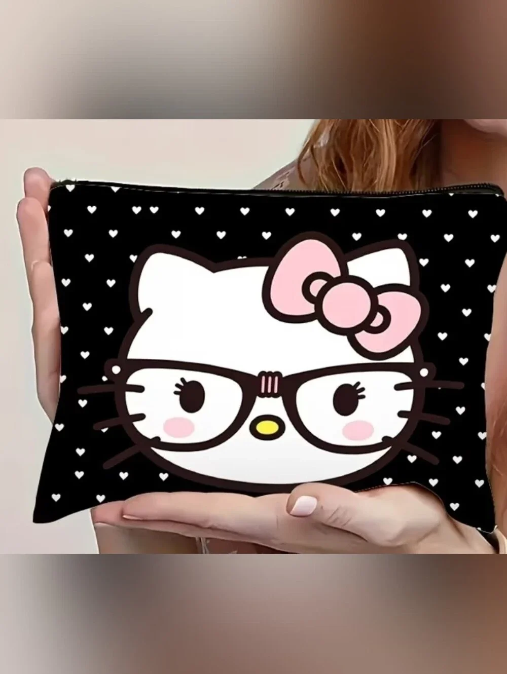 Hello Kitty Stationary Set- Notepad, Pen, Stickers & Zipper Pouch- NEW!